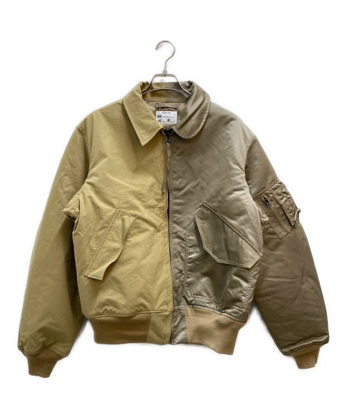 NEXUSVII（ネクサスセブン）NEXUSVII (ネクサスセブン) JUMBLED FLIGHT JACKET カーキ サイズ:48の古着・服飾アイテム