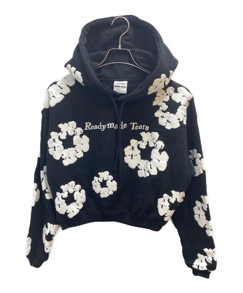 READYMADE（レディメイド）READYMADE (レディメイド) Denim Tears (デニムティアーズ) CTN WREATH HOODIE ブラック サイズ:Sの古着・服飾アイテム