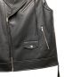 中古・古着 MAISON SPECIAL (メゾンスペシャル) Vegan Leather Riders Gilet ブラック サイズ:ＦＲＥＥ　：9800円