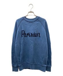 maison kitsune（メゾンキツネ）の古着「PARISIEN CREWNECK」｜ブルー