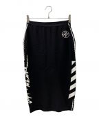 OFFWHITEオフホワイト）の古着「Midi Crepe De Chine Pencil Skirt」｜ブラック