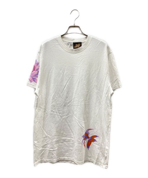 LOEWE（ロエベ）LOEWE (ロエベ) Paula's Ibiza (パウラズ イビザ) プリントTシャツ ホワイト サイズ:Sの古着・服飾アイテム