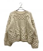 TODAYFULトゥデイフル）の古着「Pattern Hand Knit」｜ベージュ