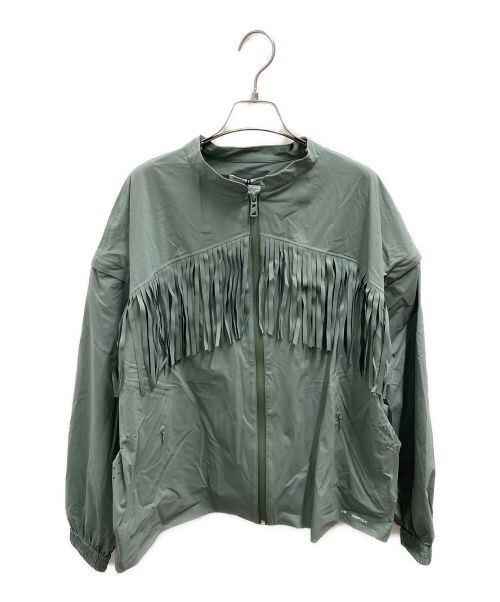 F/CE.（エフシーイー）F/CE. (エフシーイー) WATERPROOF FRINGE 2WAY JACKET グレー サイズ:Mの古着・服飾アイテム