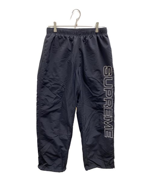 SUPREME（シュプリーム）Supreme (シュプリーム) Spellout Embroidered Track Pant ブラック サイズ:Mの古着・服飾アイテム