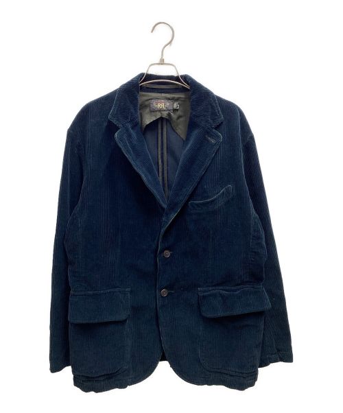 RRL（ダブルアールエル）RRL (ダブルアールエル) 3Bコーデュロイジャケット ネイビー サイズ:Lの古着・服飾アイテム