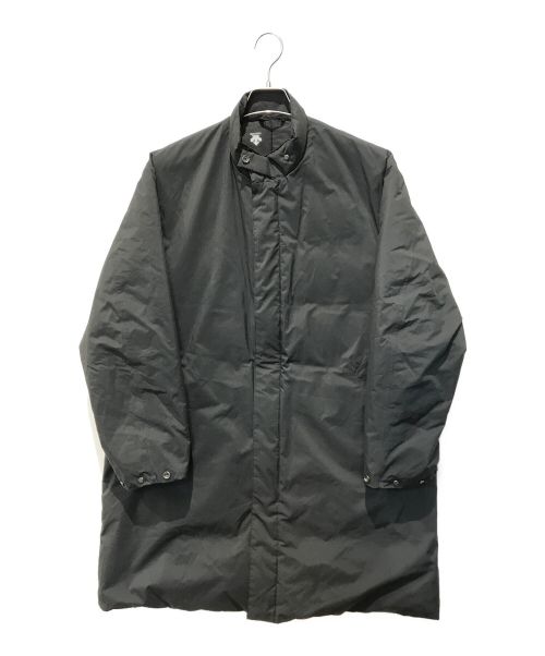 DESCENTE PAUSE（デサントポーズ）DESCENTE PAUSE (デサントポーズ) スタンドカラーダウンコート　DLMQJC36 グレー サイズ:Mの古着・服飾アイテム