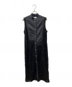 CINOHチノ）の古着「NYLON TULLE LACE DRESS」｜ブラック