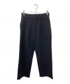 soerteソエルテ）の古着「Super140 melton straight pants」｜ネイビー