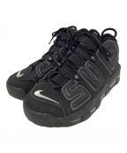 NIKE×SUPREMEナイキ×シュプリーム）の古着「Supreme × Nike Air More Uptempo black」｜ブラック