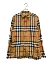 BURBERRY（バーバリー）の古着「ノヴァチェックシャツ」｜ベージュ×ブラック