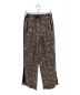 TODAYFUL（トゥデイフル）の古着「Jacquard Leaf Roughpants」｜ベージュ×ブラック