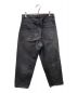 AURALEE (オーラリー) WASHED HARD TWIST DENIM WIDE PT グレー サイズ:76cm (W30)：8000円