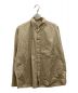 AURALEE（オーラリー）の古着「WASHED FINX TWILL BIG SHIRT」｜ベージュ