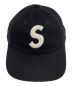 Supreme (シュプリーム) Pigment Print S Logo 6-Panel CAP ブラック：8000円