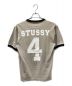 stussy (ステューシー) 90S'プリントTシャツ グレー×ブルー サイズ:Ｓ：3980円