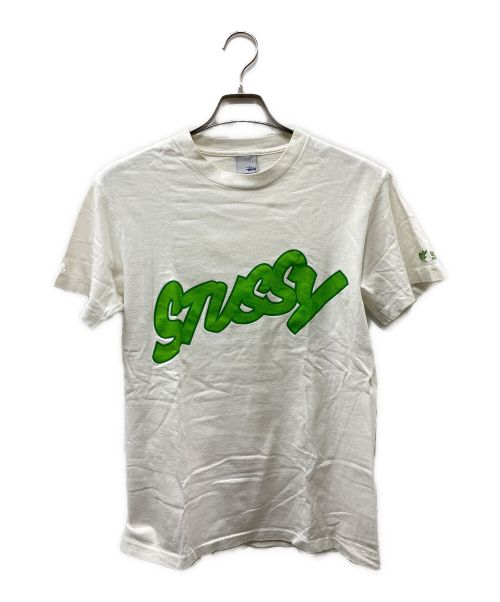 stussy（ステューシー）stussy (ステューシー) WTAPS (ダブルタップス) ビンテージプリントTシャツ ホワイト サイズ:Sの古着・服飾アイテム