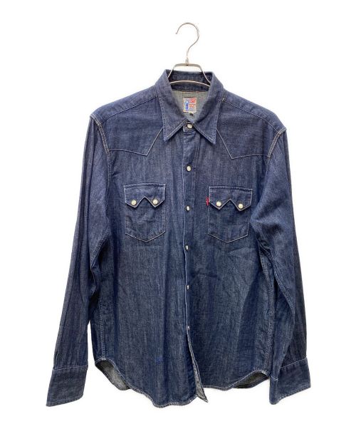 LEVI'S VINTAGE CLOTHING（リーバイス ビンテージ クロージング）LEVI'S VINTAGE CLOTHING (リーバイス ビンテージ クロージング) 1955 Sawtooth Denim Shirt XXDENIM ウエスタンデニムシャツ インディゴ サイズ:Mの古着・服飾アイテム