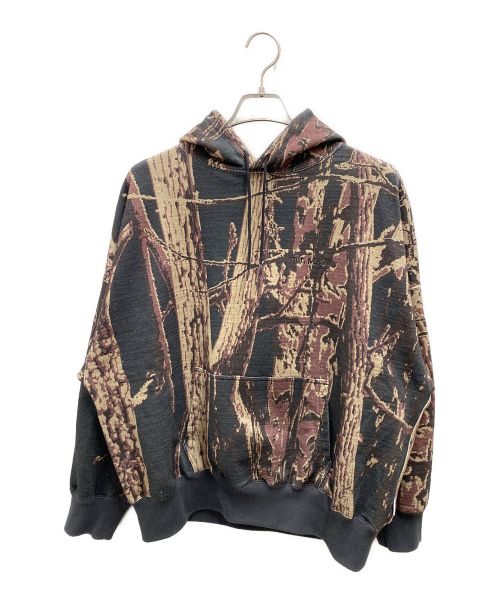 TTT MSW（ティー）TTT MSW (ティー) Real tree camo hoodie ブラウン×ブラック サイズ:Ｍの古着・服飾アイテム