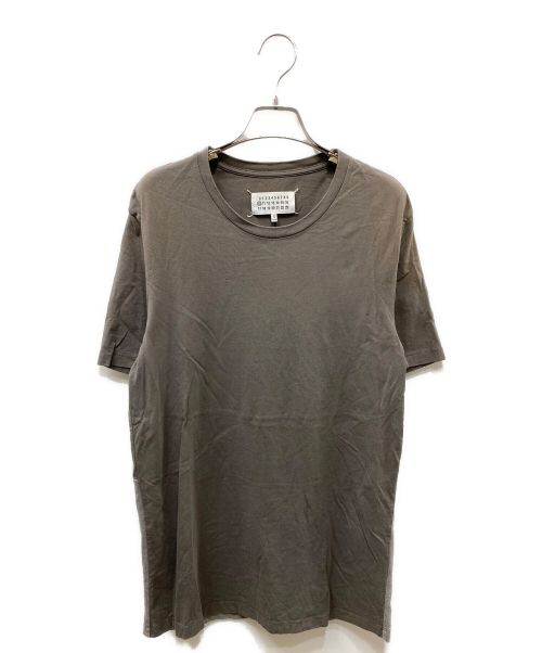 Maison Margiela 10（メゾンマルジェラ 10）Maison Margiela 10 (メゾンマルジェラ 10) バックヘム切替半袖Tシャツ ブラウン サイズ:SIZE 46の古着・服飾アイテム