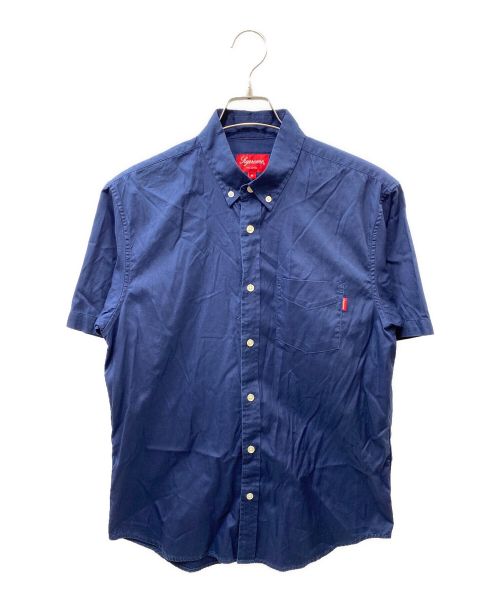 SUPREME（シュプリーム）SUPREME (シュプリーム) S/Sボタンダウンシャツ ネイビー サイズ:Mの古着・服飾アイテム