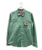 SUPREMEシュプリーム）の古着「Zapata Work Shirt」｜グリーン