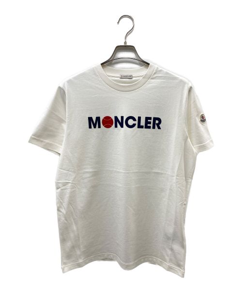 MONCLER（モンクレール）MONCLER (モンクレール) クルーネックTシャツ ホワイト サイズ:Lの古着・服飾アイテム