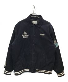 Carhartt WIP（カーハート ワークインプログレス）の古着「Letterman Jacket」｜ネイビー