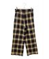 RANDEBOO (ランデブー) Origin plaid slacks ブラック×ブラウン サイズ:2：5000円