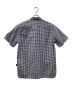 OLD STUSSY (オールドステューシー) Gingham Check Open Collar Shirt ネイビー×ホワイト サイズ:M：12000円