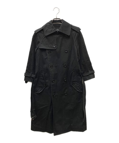 tricot COMME des GARCONS（トリココムデギャルソン）tricot COMME des GARCONS (トリココムデギャルソン) トレンチコート ブラック サイズ:Sの古着・服飾アイテム