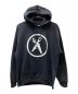 TWONESS NEW YORK（トゥーネスニューヨーク）の古着「SHEARS LOGO HOODIE」｜ブラック