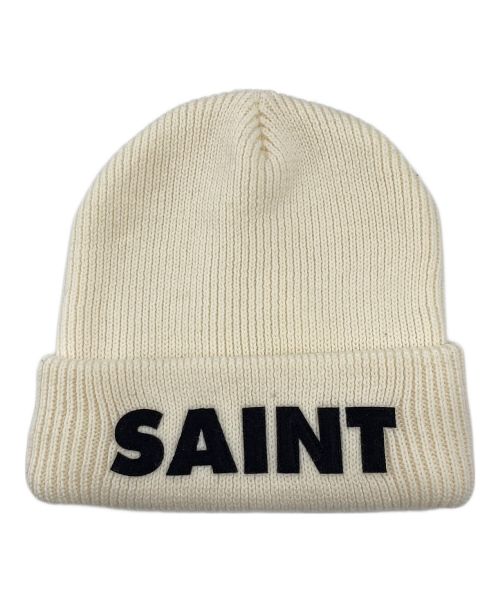 SAINT MICHAEL（セントマイケル）SAINT MICHAEL (セントマイケル) KNIT CAP ホワイトの古着・服飾アイテム