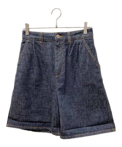 LOEWE（ロエベ）LOEWE (ロエベ) Short Flared Denim Shorts インディゴ サイズ:不明の古着・服飾アイテム