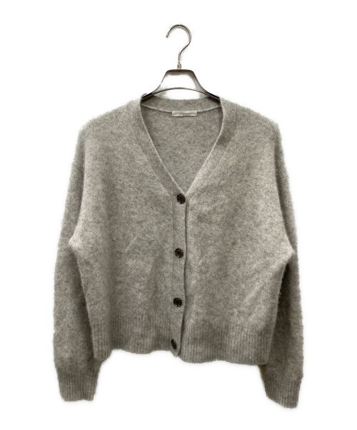 Plage（プラージュ）Plage (プラージュ) Cashmere Mix Fur カーディガン グレー サイズ:Freeの古着・服飾アイテム