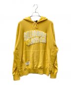 BILLIONAIRE BOYS CLUBビリオネアボーイズクラブ）の古着「ロゴパーカー」｜イエロー