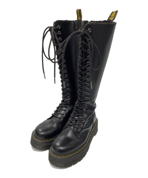 Dr.Martens（ドクターマーチン）Dr.Martens (ドクターマーチン) 20ホールレースアップブーツ ブラック サイズ:22の古着・服飾アイテム