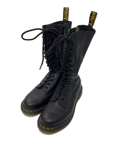 Dr.Martens（ドクターマーチン）Dr.Martens (ドクターマーチン) 14ホールブーツ ブラック サイズ:23の古着・服飾アイテム