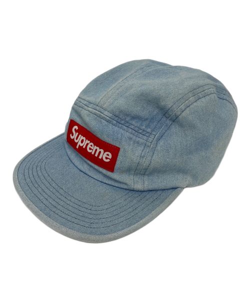 SUPREME（シュプリーム）SUPREME (シュプリーム) Side Zip Camp Cap ブルー×レッド サイズ:FREEの古着・服飾アイテム