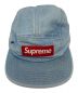 SUPREME (シュプリーム) Side Zip Camp Cap ブルー×レッド サイズ:FREE：7000円