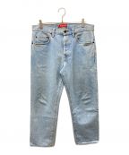 SUPREMEシュプリーム）の古着「Washed Regular Jeans」｜インディゴ