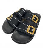 MARNIマルニ）の古着「TROMPE LOEIL SANDALS」｜ブラック