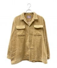 SON OF THE CHEESE (（サノバチーズ）) BIG CORD FLAP Shirt ブラウン サイズ:XL