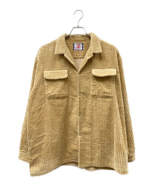 son of the cheese（（サノバチーズ））SON OF THE CHEESE (（サノバチーズ）) BIG CORD FLAP Shirt ブラウン サイズ:XLの古着・服飾アイテム