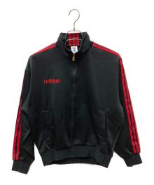 adidas（アディダス）の古着「90S'トラックジャケット」｜ブラック×レッド