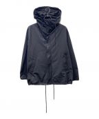 AURALEEオーラリー）の古着「HIGH DENSITY COTTON POLYESTER CLOTH HOODED」｜ブラック