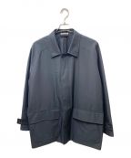 AURALEEオーラリー）の古着「FINX POLYESTER WEATHER CHAMBRAY BLOUSON」｜ブラック