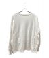 AURALEE (オーラリー) LIGHT FLOWY SWEAT P/O ホワイト サイズ:4：7000円