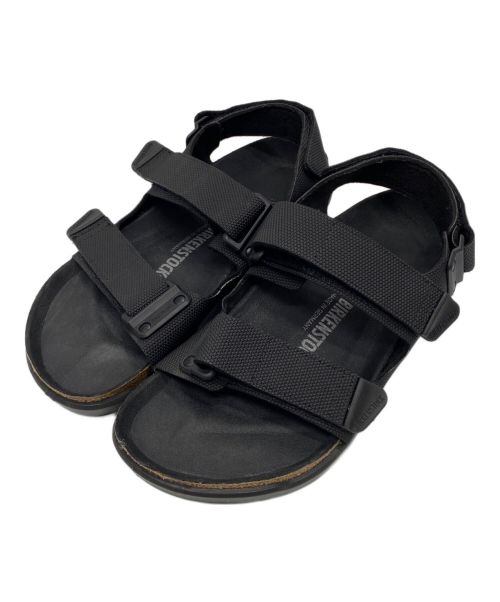 BIRKENSTOCK（ビルケンシュトック）BIRKENSTOCK (ビルケンシュトック) ベルクロサンダル ブラック サイズ:２７の古着・服飾アイテム