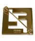 FENDI (フェンディ) フォーエバーブローチ ホワイト×ゴールド：18000円